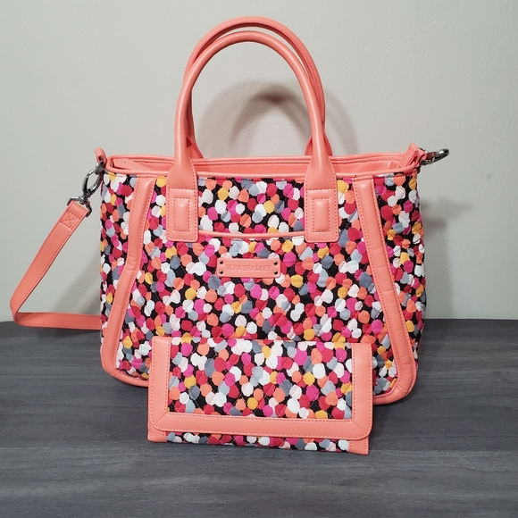 Vera Bradley Handbags - Vera Bradley Trapeze Tote with wallet